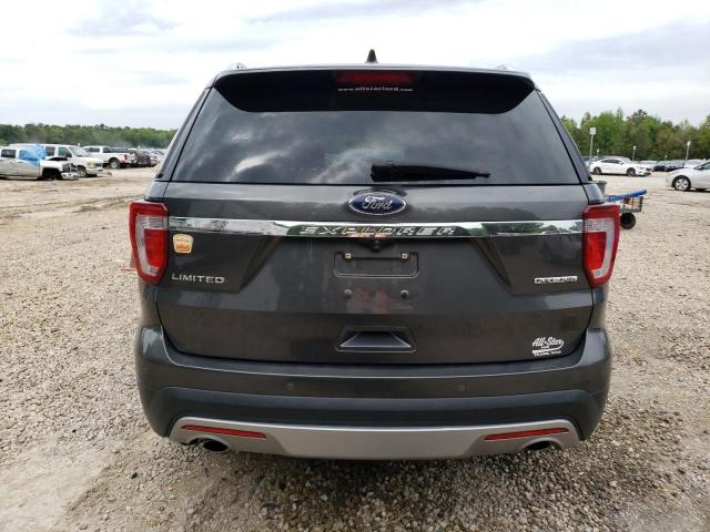 1FM5K7F82GGA45346 - 2016 FORD EXPLORER LIMITED GRAY photo 6