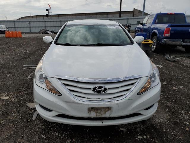 5NPEB4AC7CH491156 - 2012 HYUNDAI SONATA GLS WHITE photo 5