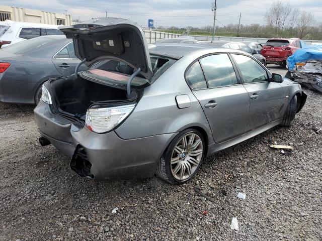 WBANW53548CT51302 - 2008 BMW 550 I GRAY photo 3