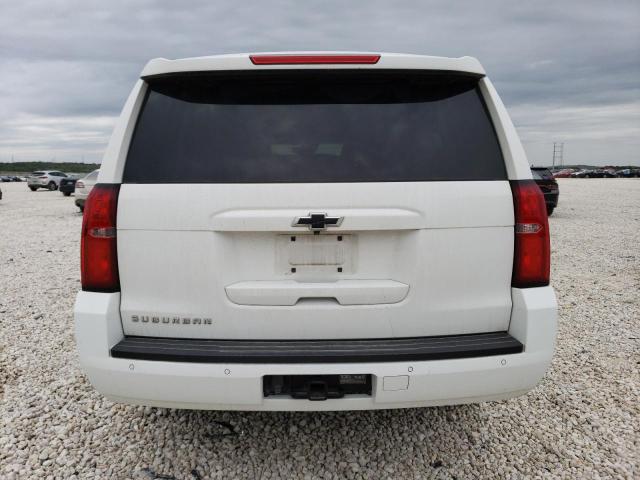 1GNSCHKC1GR347582 - 2016 CHEVROLET SUBURBAN C1500 LT WHITE photo 6