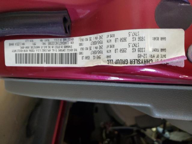 1J4RG4GT1AC122385 - 2010 JEEP COMMANDER SPORT Rosa Foto 12