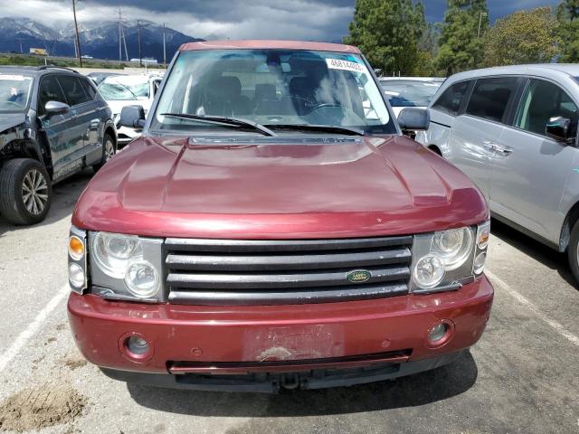 SALME11434A178293 - 2004 LAND ROVER RANGE ROVE HSE RED photo 5