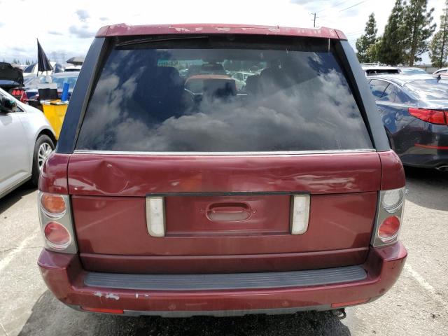 SALME11434A178293 - 2004 LAND ROVER RANGE ROVE HSE RED photo 6