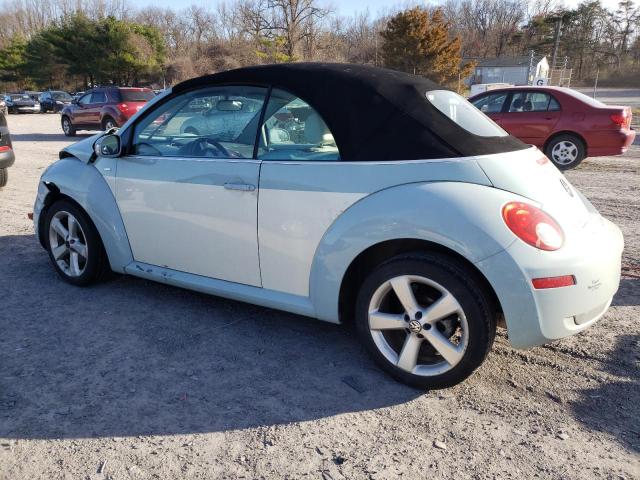 3VWRG3AL1AM007421 - 2010 VOLKSWAGEN NEW BEETLE BLUE photo 2