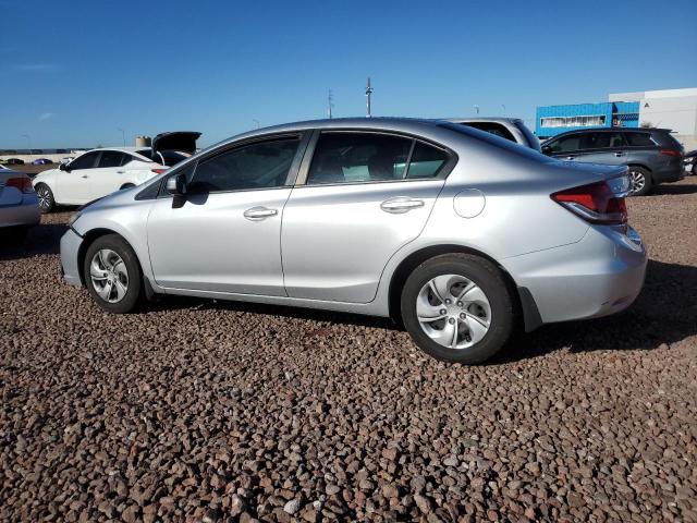 19XFB2F57EE059368 - 2014 HONDA CIVIC LX SILVER photo 2