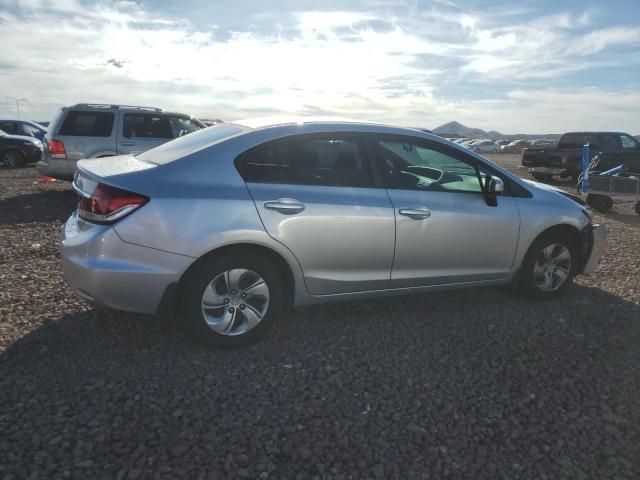 19XFB2F57EE059368 - 2014 HONDA CIVIC LX SILVER photo 3