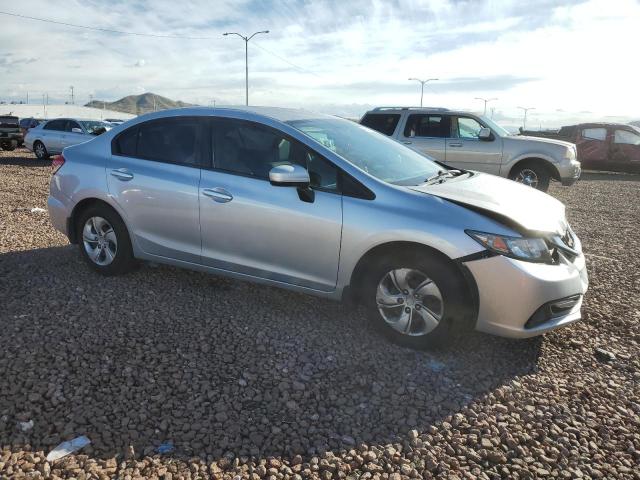 19XFB2F57EE059368 - 2014 HONDA CIVIC LX SILVER photo 4