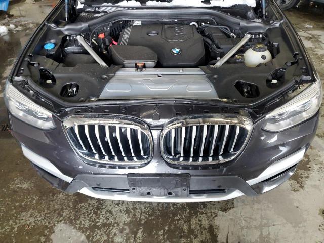 5UXTY5C08M9H02312 - 2021 BMW X3 XDRIVE30I CHARCOAL photo 12