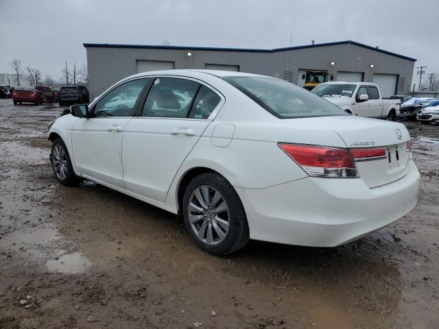 1HGCP2F74BA136865 - 2011 HONDA ACCORD EX WHITE photo 2