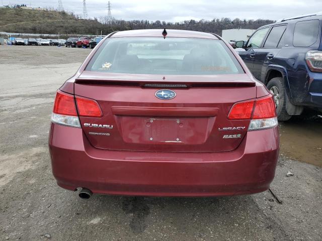 4S3BMBK64C3021656 - 2012 SUBARU LEGACY 2.5I LIMITED MAROON photo 6