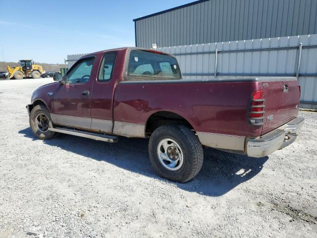 1FTZX1720WNC34165 - 1998 FORD F150 BURGUNDY photo 2