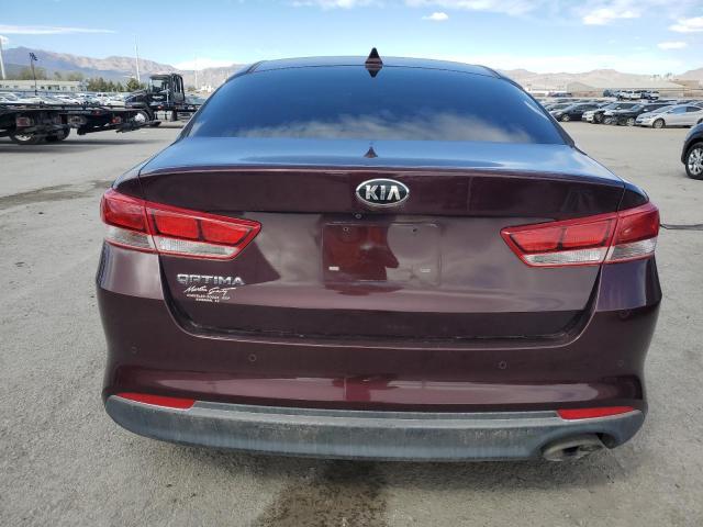 5XXGT4L34JG252501 - 2018 KIA OPTIMA LX MAROON photo 6