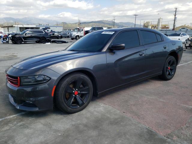 2C3CDXHG5HH523098 - 2017 DODGE CHARGER SXT GRAY photo 1