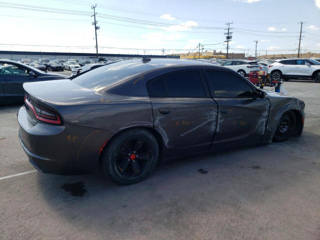 2C3CDXHG5HH523098 - 2017 DODGE CHARGER SXT GRAY photo 3