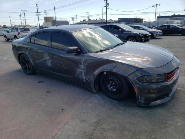 2C3CDXHG5HH523098 - 2017 DODGE CHARGER SXT GRAY photo 4