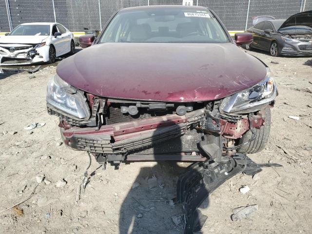 1HGCR2F91HA230013 - 2017 HONDA ACCORD EXL BURGUNDY photo 5