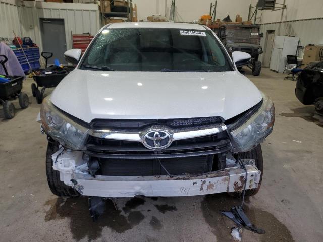 5TDZKRFH9GS140798 - 2016 TOYOTA HIGHLANDER LE WHITE photo 5