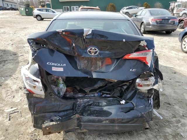 2T1BURHE3GC604840 - 2016 TOYOTA COROLLA L BLACK photo 6