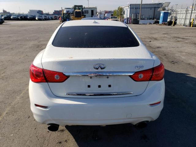 JN1EV7AP1HM741728 - 2017 INFINITI Q50 PREMIUM WHITE photo 6