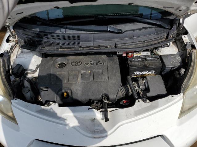 JTKKU4B48C1016667 - 2012 TOYOTA SCION XD WHITE photo 11