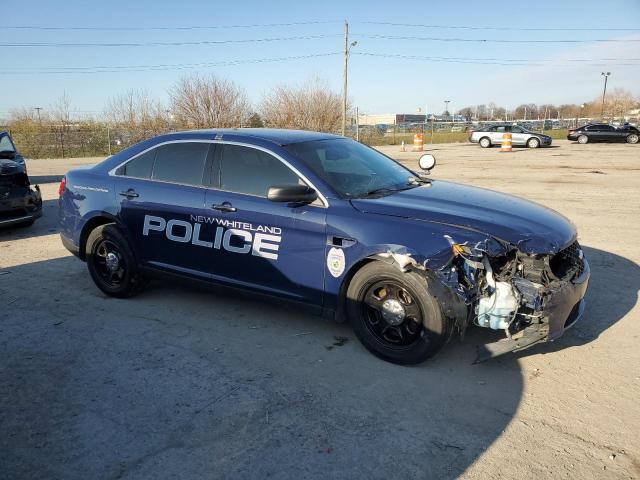 1FAHP2MK3JG123666 - 2018 FORD TAURUS POLICE INTERCEPTOR BLUE photo 4