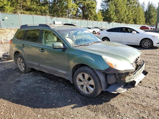 4S4BRBGCXA3377294 - 2010 SUBARU OUTBACK 2.5I PREMIUM GREEN photo 4