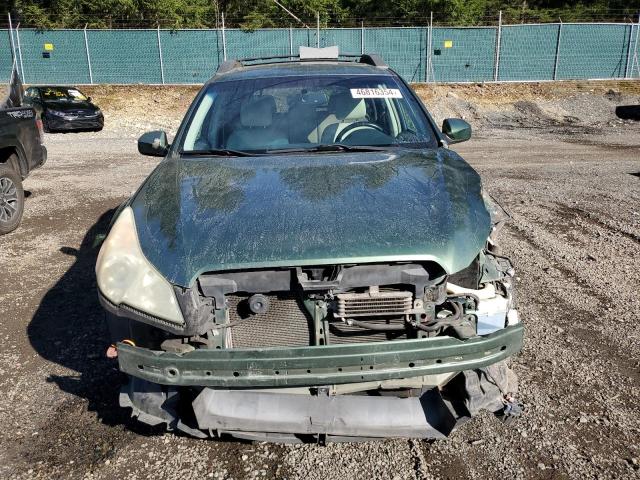 4S4BRBGCXA3377294 - 2010 SUBARU OUTBACK 2.5I PREMIUM GREEN photo 5