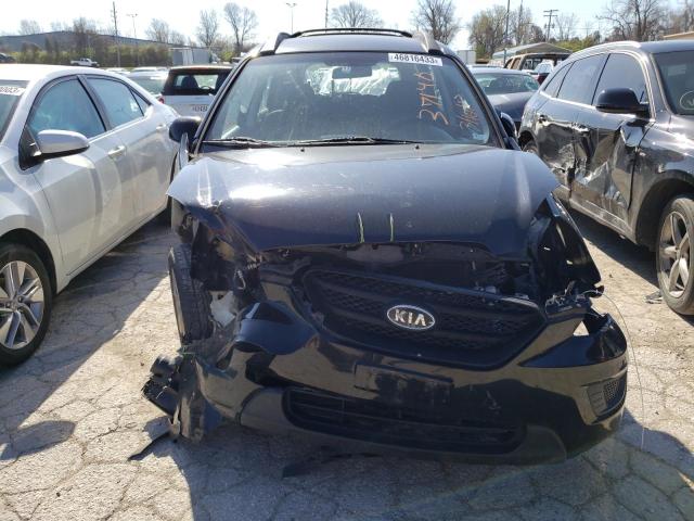 KNAFG525687210923 - 2008 KIA RONDO BASE BLACK photo 5