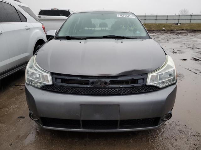 1FAHP3HN4BW157777 - 2011 FORD FOCUS SEL GRAY photo 5