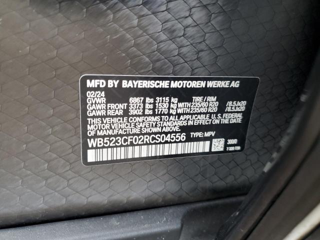 WB523CF02RCS04556 - 2024 BMW IX XDRIVE50 Ağ foto 13