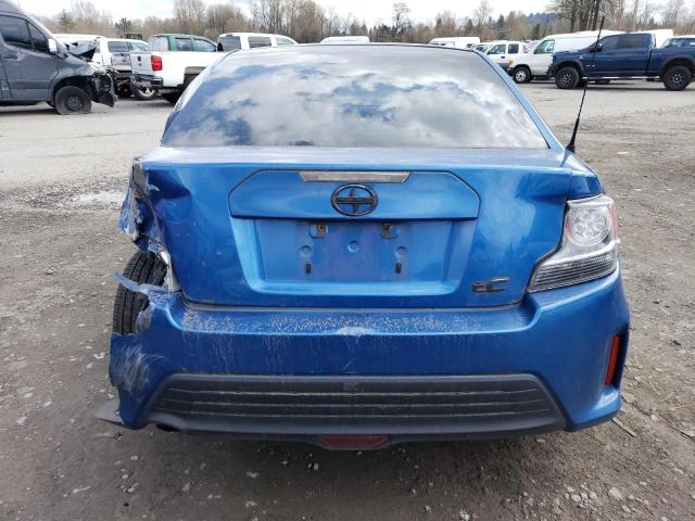 JTKJF5C74E3071130 - 2014 TOYOTA SCION TC BLUE photo 6