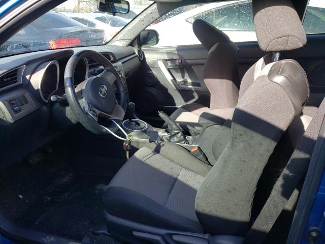 JTKJF5C74E3071130 - 2014 TOYOTA SCION TC BLUE photo 7