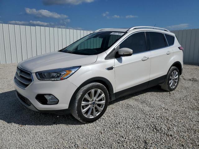 1FMCU0JD5HUD41154 - 2017 FORD ESCAPE TITANIUM WHITE photo 1