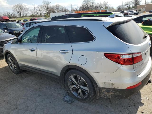 KM8SR4HF9FU105857 - 2015 HYUNDAI SANTA FE GLS SILVER photo 2