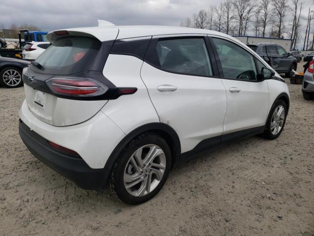 1G1FW6S07N4127751 - 2022 CHEVROLET BOLT EV 1LT WHITE photo 3