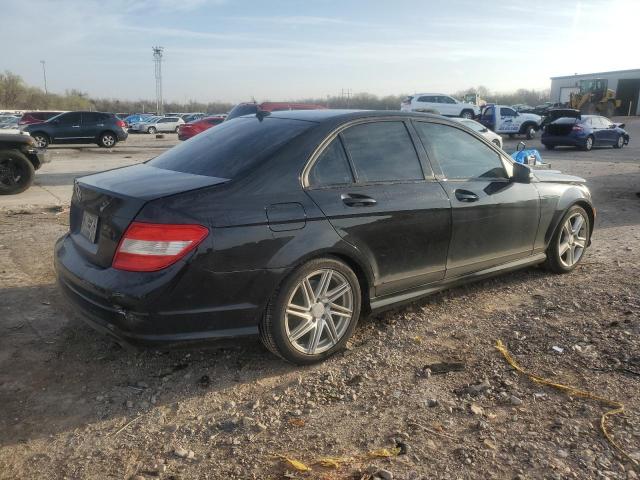 WDDGF5EB4AF473506 - 2010 MERCEDES-BENZ C 300 BLACK photo 3