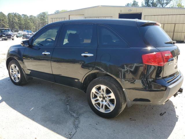 2HNYD28347H504763 - 2007 ACURA MDX TECHNOLOGY BLACK photo 2