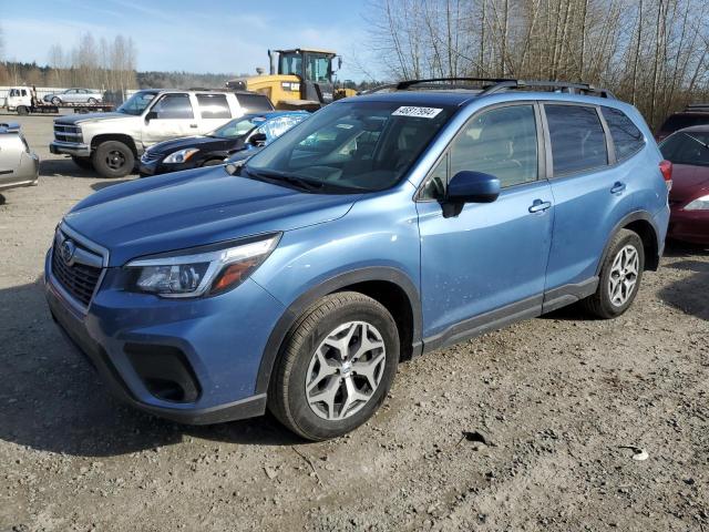 JF2SKAECXKH433391 - 2019 SUBARU FORESTER PREMIUM BLUE photo 1