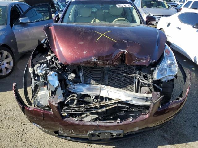 JN1AJ0HR4CM452974 - 2012 INFINITI EX35 BASE Բորդո լուսանկար 11