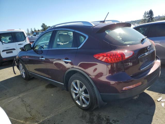 JN1AJ0HR4CM452974 - 2012 INFINITI EX35 BASE Բորդո լուսանկար 2