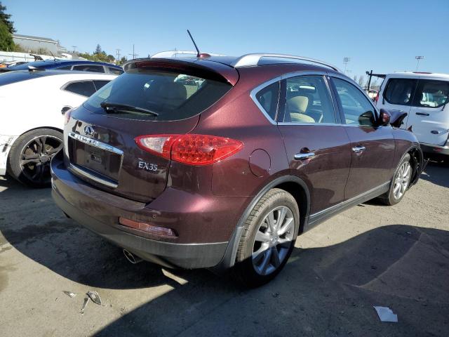 JN1AJ0HR4CM452974 - 2012 INFINITI EX35 BASE Բորդո լուսանկար 3