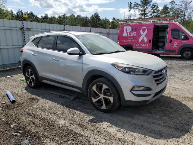 KM8J33A27HU506793 - 2017 HYUNDAI TUCSON LIMITED SILVER photo 4