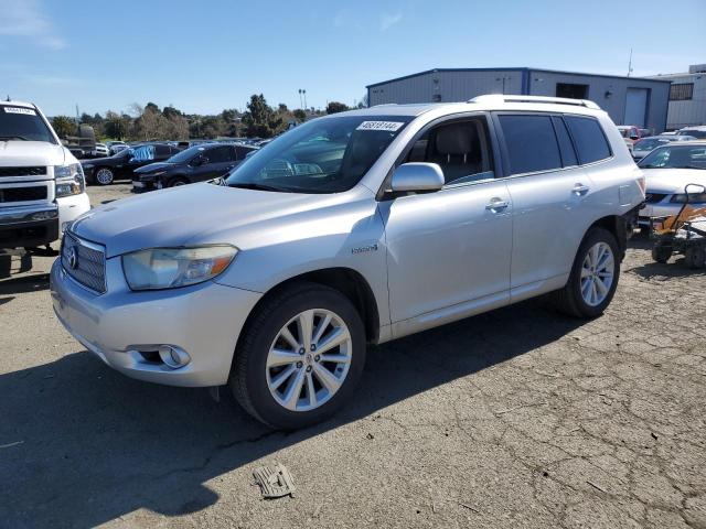 JTEEW44A282018705 - 2008 TOYOTA HIGHLANDER HYBRID LIMITED SILVER photo 1