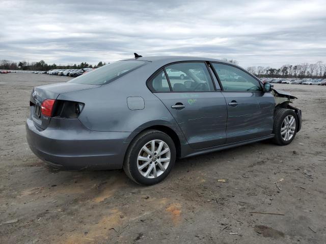 3VWDP7AJ6CM338806 - 2012 VOLKSWAGEN JETTA SE GRAY photo 3