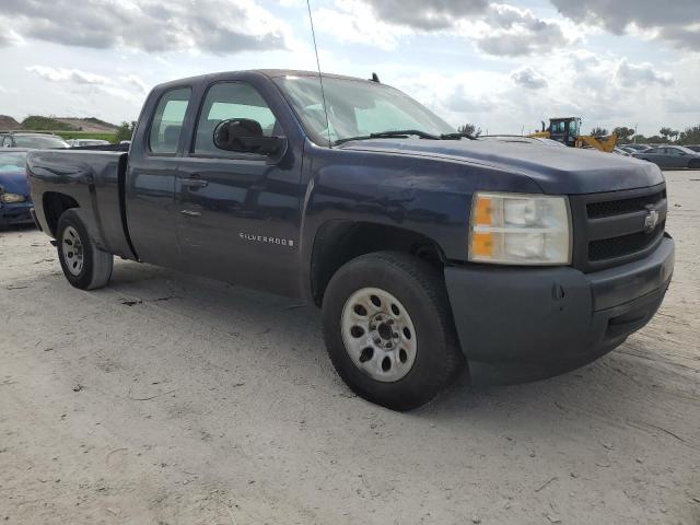 1GCEC19X98Z112614 - 2008 CHEVROLET SILVERADO C1500 BLUE photo 4