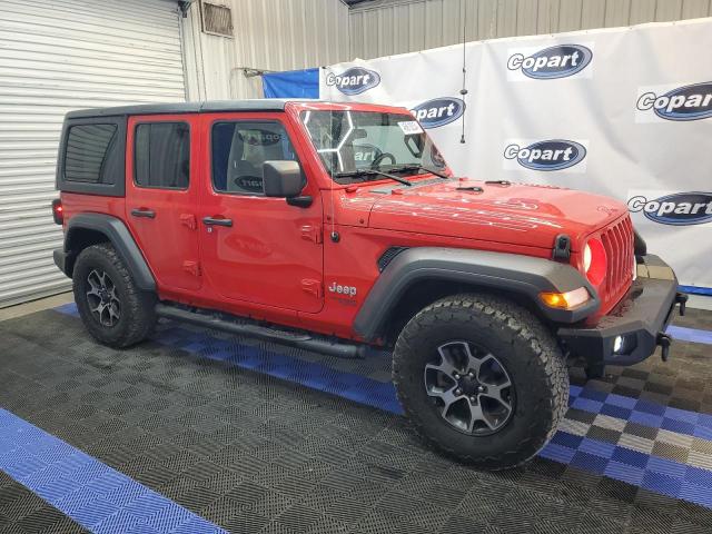 1C4HJXDG7JW126869 - 2018 JEEP WRANGLER U SPORT RED photo 4