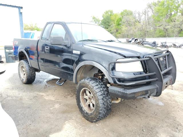 1FTRF14524NC24414 - 2004 FORD F150 BLACK photo 4