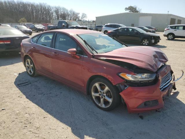 3FA6P0H75DR259005 - 2013 FORD FUSION SE MAROON photo 4