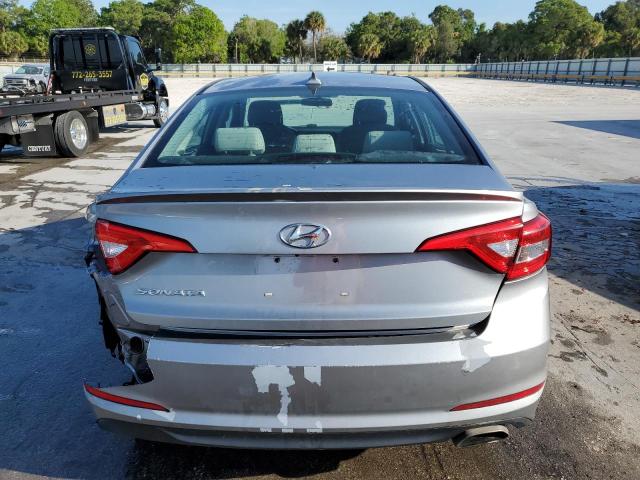 5NPE24AF1HH501651 - 2017 HYUNDAI SONATA SE SILVER photo 6