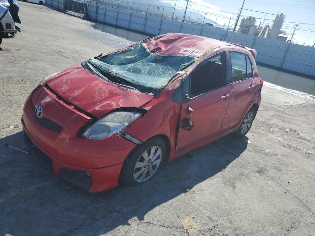 JTDKT4K34A5293517 - 2010 TOYOTA YARIS RED photo 1